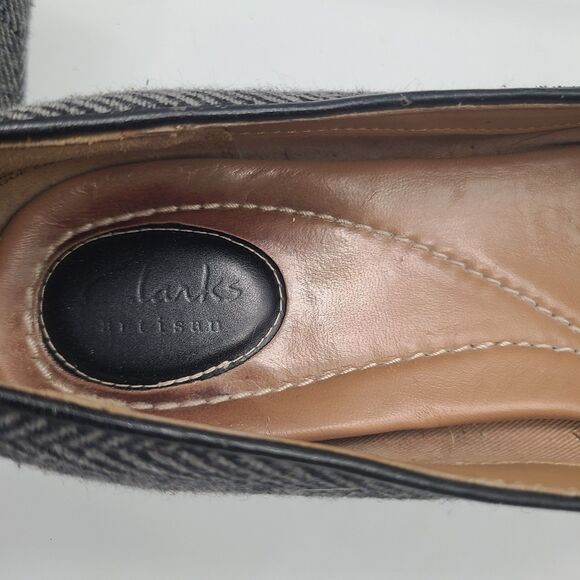 Womens Clark Artisan Slip On Size 10M Upper Layer Wool blend - Picture 7 of 8